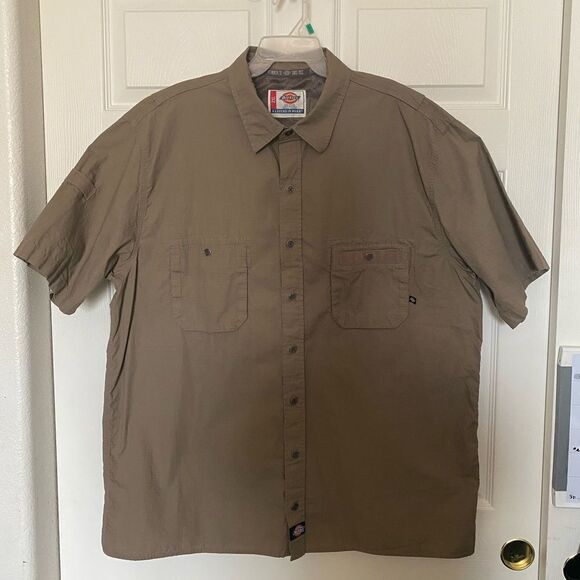 DICKIES Men’s Ripstop Work Shirt Size 2XL - Picture 1 of 8